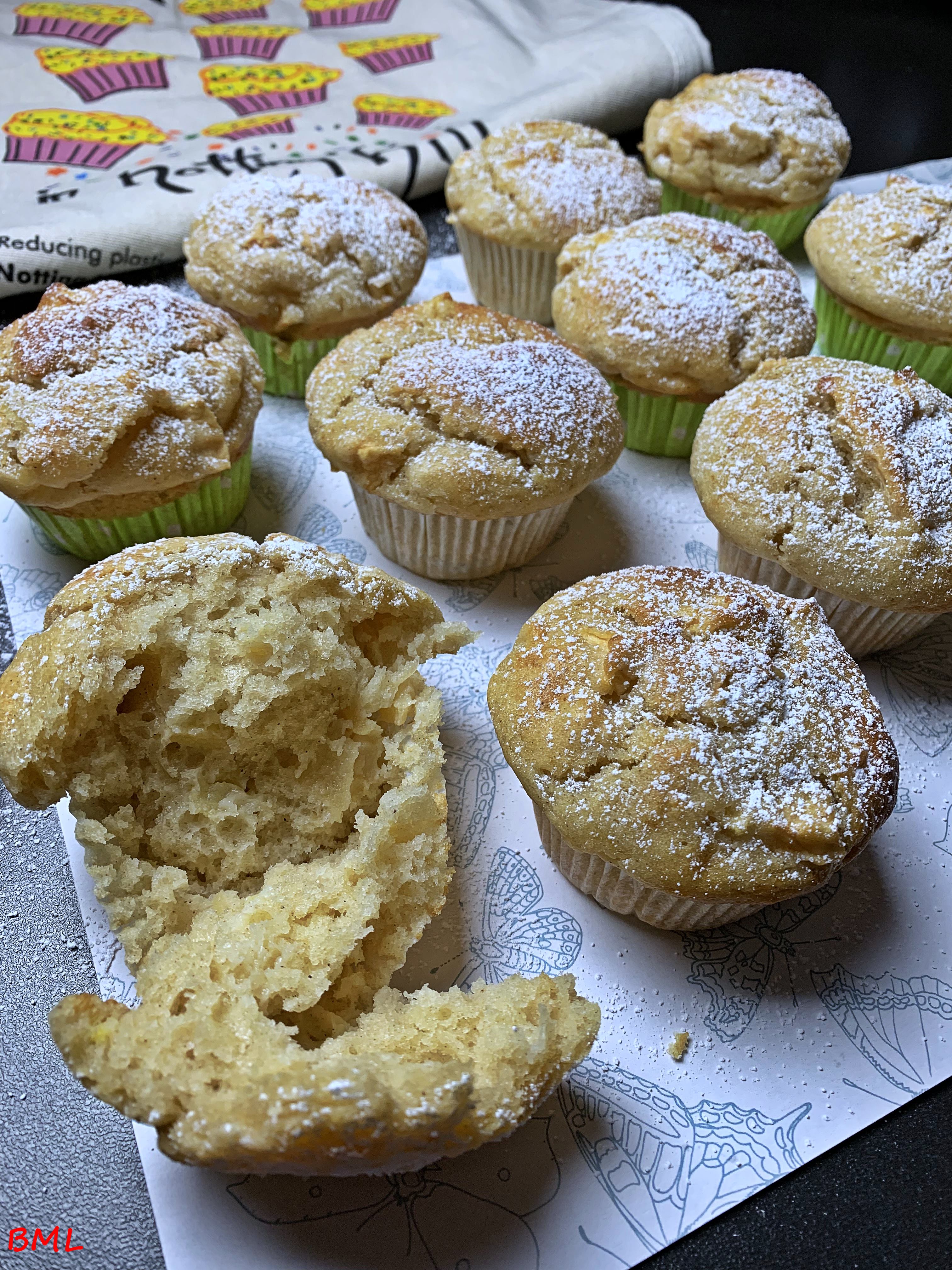 Muffins mit Äpfeln…unglaublich frisch und saftig