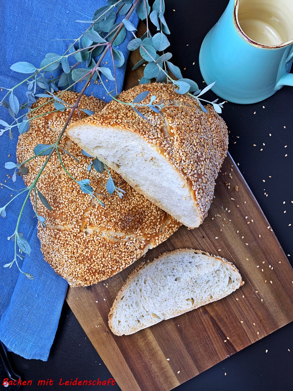 Italienisches Brot mit Sesam…ein einfaches Brot zum Weltbrottag 2021 ...